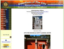 Tablet Screenshot of guardiansofthecity.org